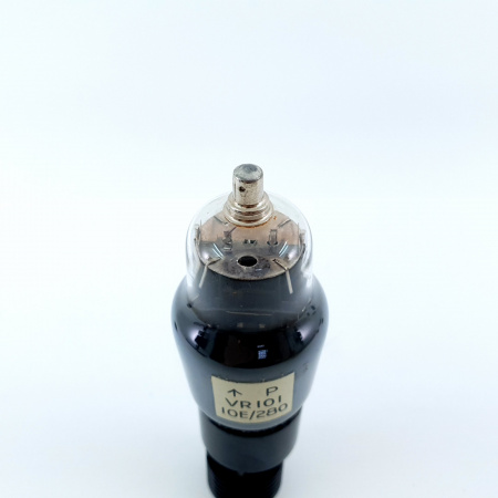 1 X VR101 TUBE. 1960s MULLARD PROD. BLACK PLATES. 68. CB397