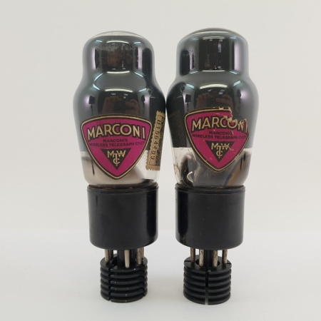 2 X KT63 MARCONI TUBE. 1960s PROD. INVERTED CUP GETTER. MATCHED PAIR. 70. CB397