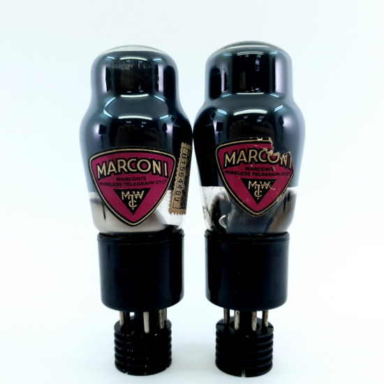 2 X KT63 MARCONI TUBE. 1960s PROD. INVERTED CUP GETTER. MATCHED PAIR. 70. CB397