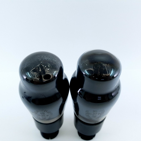 2 X KT63 MARCONI TUBE. 1960s PROD. INVERTED CUP GETTER. MATCHED PAIR. 70. CB397