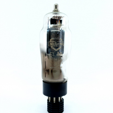 1 X EL38 MULLARD TUBE. 1960s PROD. DUAL RECTANGULAR GETTER. 74. CB397