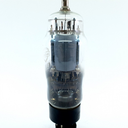 1 X EL38 MULLARD TUBE. 1960s PROD. DUAL RECTANGULAR GETTER. 74. CB397