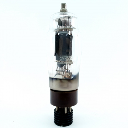 1 X EL38 / CV450 TUBE. 1960s MULLARD PROD. DUAL GETTER. COPPER RODS. 77. CB397