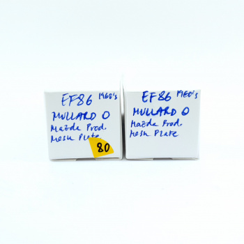 2 X EF86 MULLARD TUBE.... 2