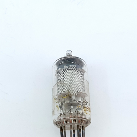 1 X EF86 MINIWATT-DARIO TUBE. 1960s PROD. MESH PLATE. 82. CB397