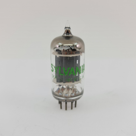 1 X 5963 SYLVANIA TUBE. 1960s PROD. SQUARE GETTER. COPPER RODS. 1. CB398