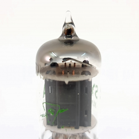 1 X 5963 SYLVANIA TUBE. 1960s PROD. SQUARE GETTER. COPPER RODS. 1. CB398