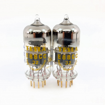 2 X E88CC TESLA TUBE. 1960s...