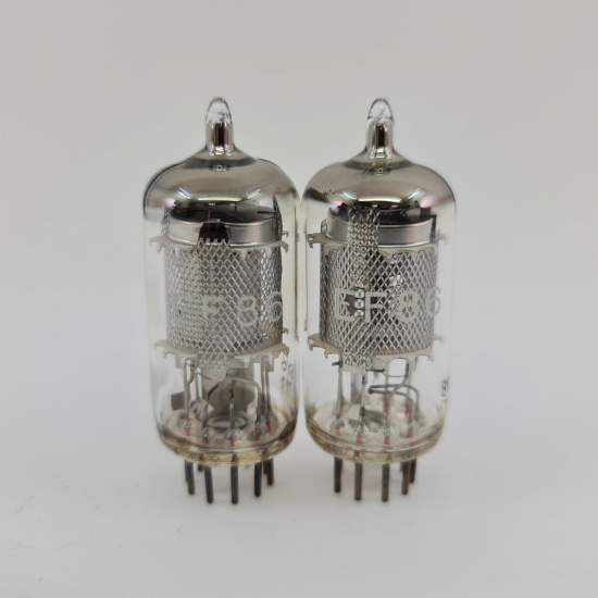 2 X EF86 PHILIPS TUBE. 1960s MAZDA...