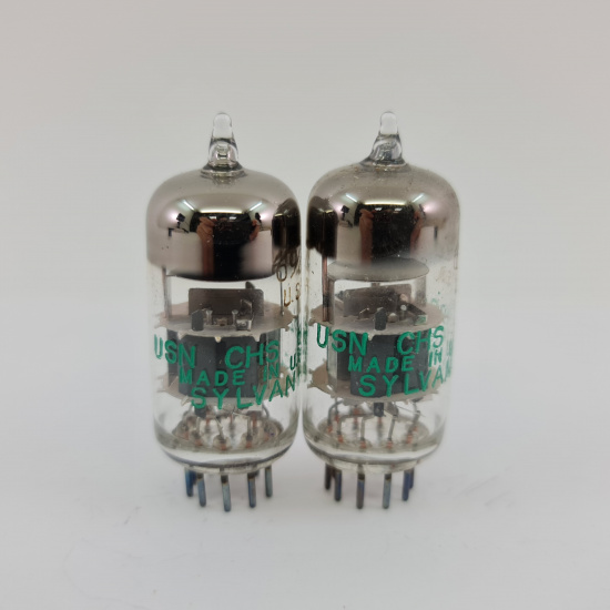 2 X USN CHS 6922 SYLVANIA TUBE. 1960s...