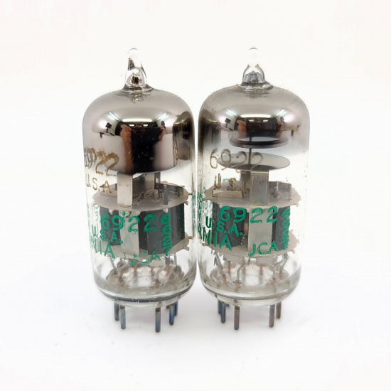 2 X USN CHS 6922 SYLVANIA TUBE. 1960s...