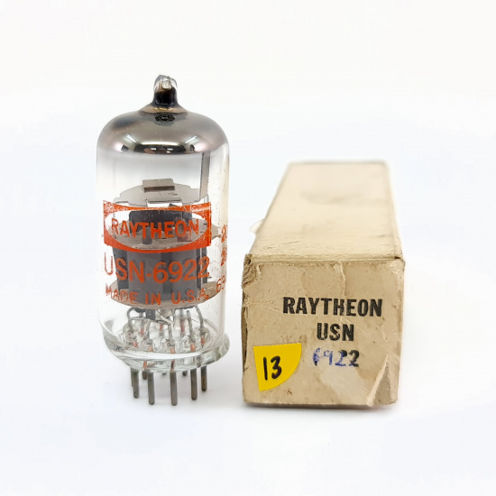 1 X USN 6922 RAYTHEON TUBE. 1960s PROD. 13. CB398