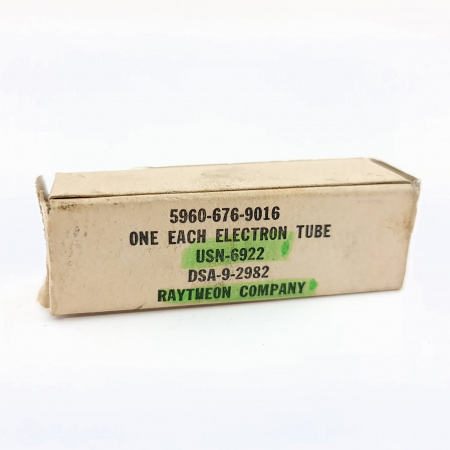 1 X USN 6922 RAYTHEON TUBE. 1960s PROD. 13. CB398