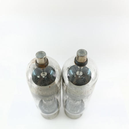 2 X 872A / VT42A GENERAL ELECTRONICS TUBE. 1950s PROD. FLAR GETTER. 16. CB398