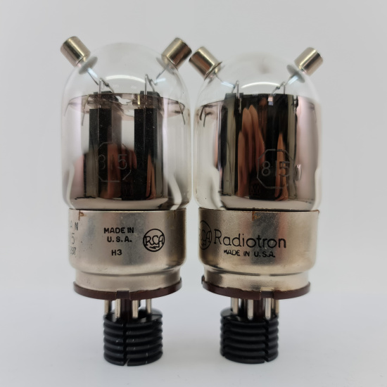 2 X 815 RCA TUBE. 1950s PROD. BLACK...