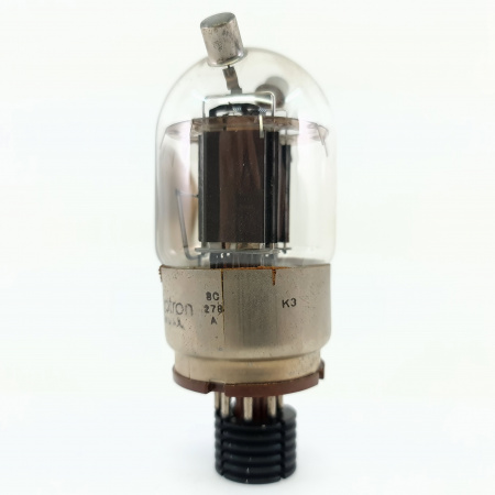1 X 815 RCA TUBE. 1950s PROD. BLACK PLATES. RECTANGULAR GETTER. 2. CE2