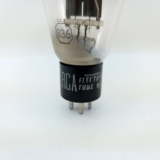 1 X 836 RCA TUBE. 1970s PROD. BLACK...