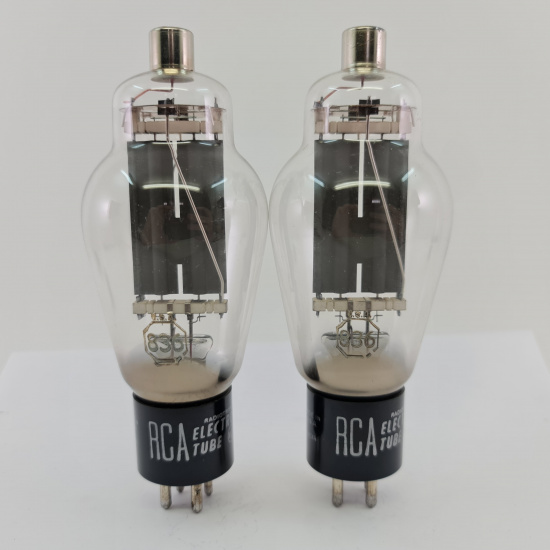2 X 836 RCA TUBE. 1970s PROD. BLACK...