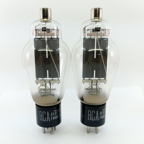 2 X 836 RCA TUBE. 1970s PROD. BLACK...