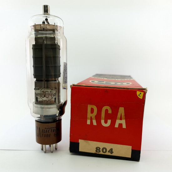 1 X 804 RCA TUBE. 1940s PROD. 2. CE4