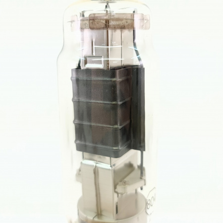 1 X 804 SYLVANIA TUBE. 1940s PROD. BLACK PLATES. 3. CE4