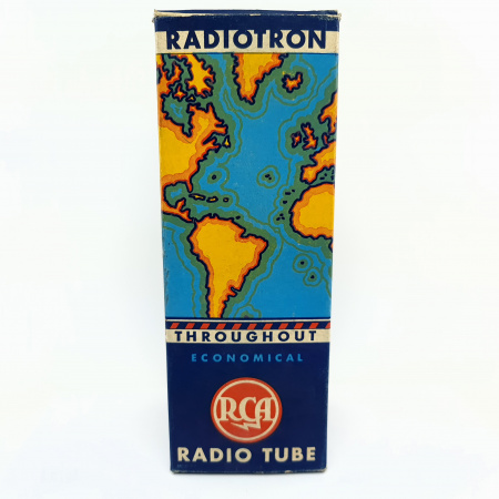 1 X WORLD MAP RCA BOX EDITION. 1940s MANUFACTURED. VERY RARE & UNIQUE PIECE.CE4