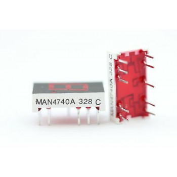 MAN4740A FAIRCHILD SEM. 7 SEG NUMERIC LED DISPLAY NOS 1PC. C176U16F050314