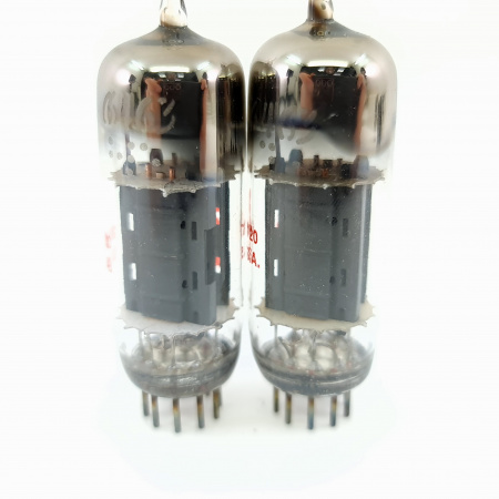 2 X 6463 RCA TUBE. 1960s PROD. D-GETTER. COPPER RODS. MATCHED PAIR. 26. CB398