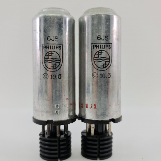 2 X 6J5MG PHILIPS TUBE. MATCHED PAIR....