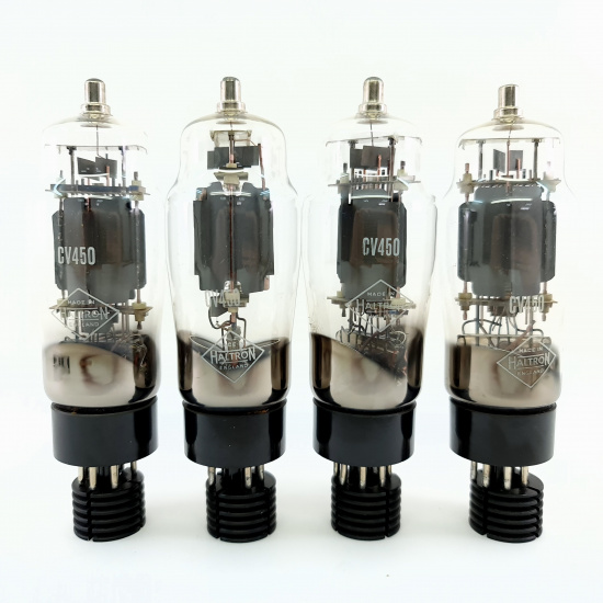 4 X CV450 HALTRON TUBE. 1960s PROD....