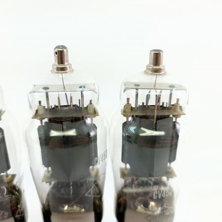 4 X CV450 HALTRON TUBE. 1960s PROD. DUAL HALO GETTER. MATCHED QUAD. 30. CB398