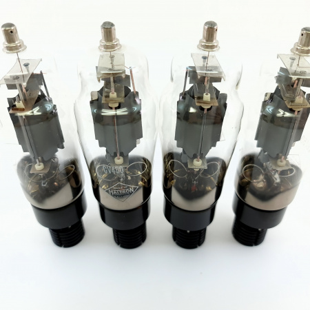 4 X CV450 HALTRON TUBE. 1960s PROD. DUAL HALO GETTER. MATCHED QUAD. 30. CB398