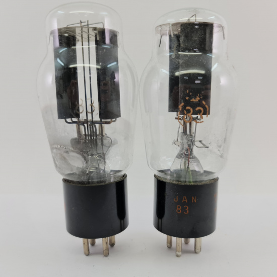 2 X TYPE 83 RCA TUBE. 1960s PROD....