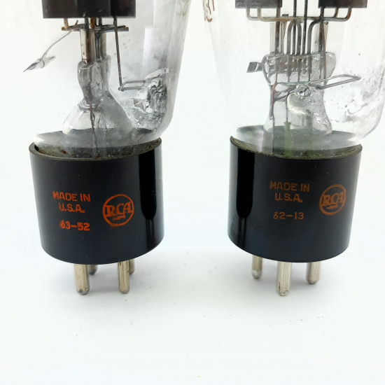 2 X TYPE 83 RCA TUBE. 1960s PROD....