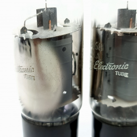 4 X 8068K GENERAL ELECTRIC TUBE. 1960s PROD. DUAL GETTER. MATCHED QUAD.34.CB398