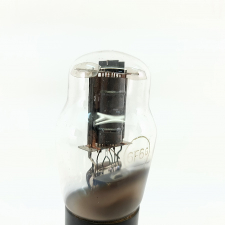 1 X 6F6G VISSEAUS TUBE. 1950s PROD. BLACK PLATES. ENGRAVED LOGO. 6. CB399