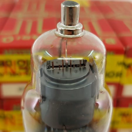 8 X KTZ63 HALTRON TUBE. 1950s PROD. BLACK PLATES. SQUARE GETTER. OCTET. 9.CB399