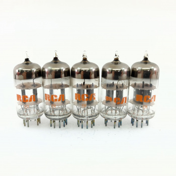 5 X 12AV7 RCA TUBE. 1960s...
