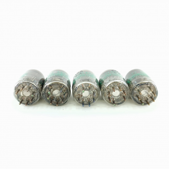 5 X JAN 6028 PHILIPS ECG TUBE. 1980s...