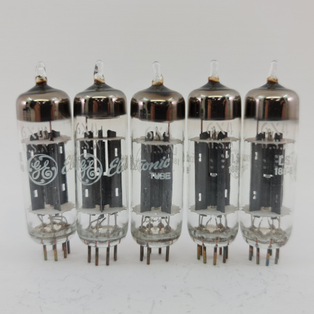 5 X 6X4 GENERAL ELECTRIC TUBE. 1980s PROD. BLACK PLATES. QUINTET. 18. CB399