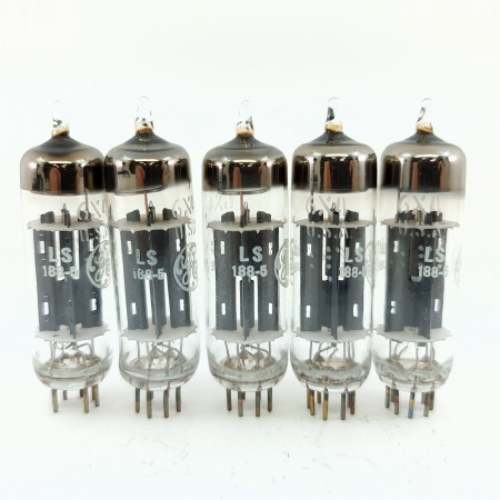 5 X 6X4 GENERAL ELECTRIC TUBE. 1980s PROD. BLACK PLATES. QUINTET. 18. CB399