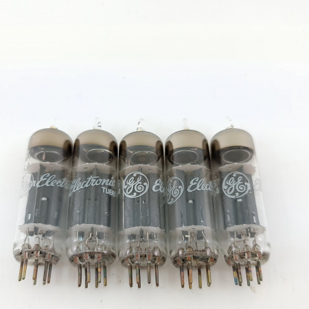 5 X 6X4 GENERAL ELECTRIC TUBE. 1980s PROD. BLACK PLATES. QUINTET. 18. CB399