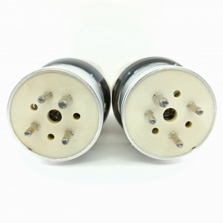 2 X OTK ГМ-70 / GM-70 TUBE. 1970s SOVIET PROD. DUAL FLAT GETTER. PAIR. 24.CB399