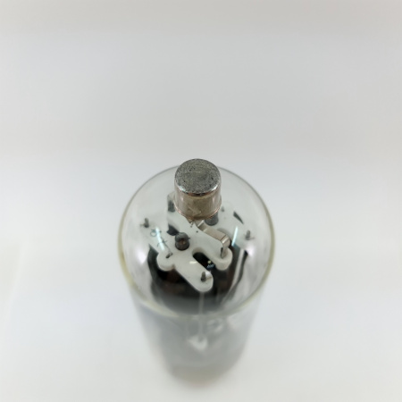 1 x JAN 805 CETRON TUBE. CHINESE PROD. BLACK PLATES. DUAL FLAT GETTER. 5. CB400