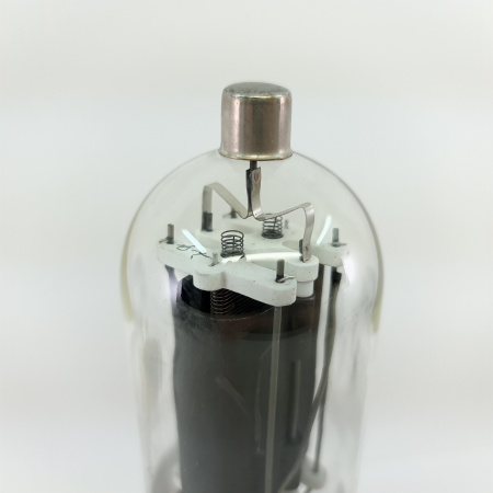 1 x JAN 805 CETRON TUBE. CHINESE PROD. BLACK PLATES. DUAL FLAT GETTER. 5. CB400