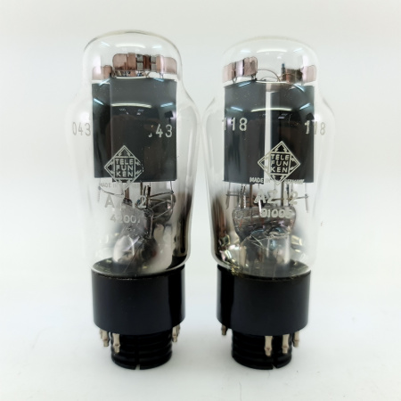 2 X AZ12 TELEFUNKEN TUBE. 1960s PROD. PAIR. 8. CB400