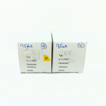 2 X 6J5MGT VISSEAUX TUBE.... 2