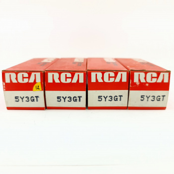 4 X 5Y3GT RCA TUBE. 1970s...