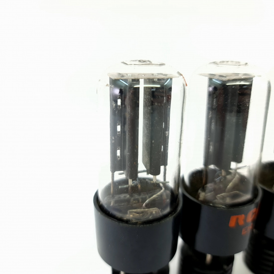 4 X 5Y3GT RCA TUBE. 1970s PROD. BLACK...