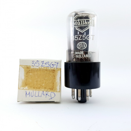 1 X 35Z5GT MULLARD TUBE. NOS. RCB375